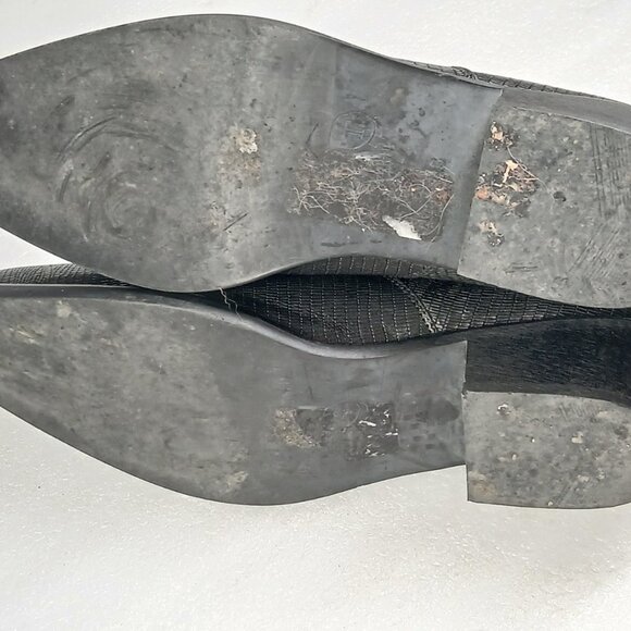 Twisted Tailor Black Textured Chelsea Boots Men’s 43 / US 10 Excellent Cond - Picture 2 of 14